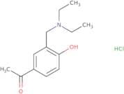 1-{3-[(Diethylamino)methyl]-4-hydroxyphenyl}ethan-1-one hydrochloride