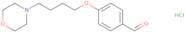 4-[4-(4-Morpholinyl)butoxy]benzaldehyde hydrochloride