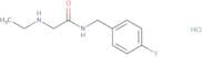 2-(Ethylamino)-N-[(4-fluorophenyl)methyl]acetamide hydrochloride