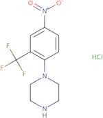 1-[4-Nitro-2-(trifluoromethyl)phenyl]piperazine hydrochloride