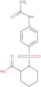 1-([4-(Acetylamino)phenyl]sulfonyl)piperidine-2-carboxylic acid