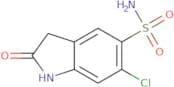 6-Chloro-2-oxo-2,3-dihydro-1H-indole-5-sulfonamide