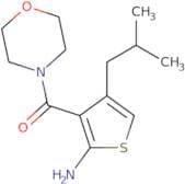 4-(2-Methylpropyl)-3-(morpholine-4-carbonyl)thiophen-2-amine