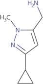 (3-Cyclopropyl-1-methyl-1H-pyrazol-5-yl)methanamine