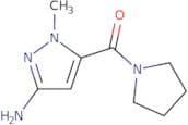 1-Methyl-5-(pyrrolidine-1-carbonyl)-1H-pyrazol-3-amine