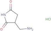 3-(Aminomethyl)pyrrolidine-2,5-dione hydrochloride