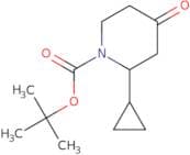 tert-Butyl 2-cyclopropyl-4-oxopiperidine-1-carboxylate