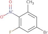 5-Bromo-1-fluoro-3-methyl-2-nitro-benzene