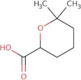 6,6-Dimethyltetrahydro-2H-pyran-2-carboxylic acid