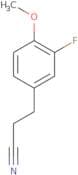 3-(3-Fluoro-4-methoxyphenyl)propanenitrile