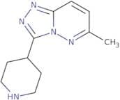 4-{6-Methyl-[1,2,4]triazolo[4,3-b]pyridazin-3-yl}piperidine