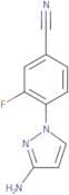 4-(3-Amino-1H-pyrazol-1-yl)-3-fluorobenzonitrile