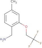 [4-Methyl-2-(2,2,2-trifluoroethoxy)phenyl]methanamine