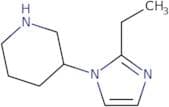 3-(2-Ethyl-1H-imidazol-1-yl)piperidine