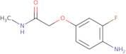 2-(4-Amino-3-fluorophenoxy)-N-methylacetamide