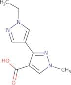 3-(1-Ethyl-1H-pyrazol-4-yl)-1-methyl-1H-pyrazole-4-carboxylic acid