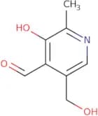 3-Hydroxy-5-(hydroxymethyl)-2-methyl-pyridine-4-carbaldehyde