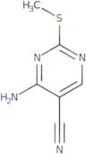 4-Amino-2-(methylthio)pyrimidine-5-carbonitrile