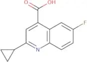 2-Cyclopropyl-6-fluoroquinoline-4-carboxylic acid
