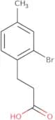 3-(2-bromo-4-methylphenyl)propanoic acid