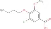 4-Butoxy-3-chloro-5-methoxybenzoic acid