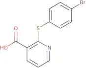 2-[(4-Bromophenyl)sulfanyl]pyridine-3-carboxylic acid