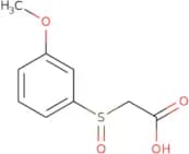 2-(3-Methoxybenzenesulfinyl)acetic acid