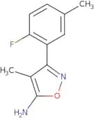 3-(2-Fluoro-5-methylphenyl)-4-methyl-1,2-oxazol-5-amine
