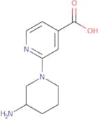 2-(3-Aminopiperidin-1-yl)pyridine-4-carboxylic acid
