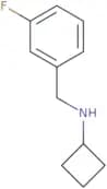 N-[(3-Fluorophenyl)methyl]cyclobutanamine
