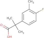 2-(4-Fluoro-3-methylphenyl)-2-methylpropanoic acid