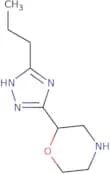 2-(3-Propyl-1H-1,2,4-triazol-5-yl)morpholine