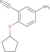 5-Amino-2-(cyclopentyloxy)benzonitrile