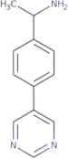 1-[4-(Pyrimidin-5-yl)phenyl]ethan-1-amine