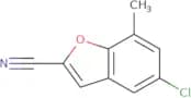 5-Chloro-7-methyl-1-benzofuran-2-carbonitrile