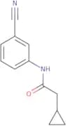N-(3-Cyanophenyl)-2-cyclopropylacetamide