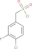 (4-Chloro-3-fluorophenyl)methanesulfonyl chloride