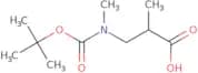 3-{[(tert-Butoxy)carbonyl](methyl)amino}-2-methylpropanoic acid