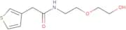 N-[2-(2-Hydroxyethoxy)ethyl]-2-(thiophen-3-yl)acetamide