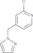 2-Chloro-4-(1H-pyrazol-1-ylmethyl)pyridine
