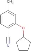 2-(Cyclopentyloxy)-4-methylbenzonitrile