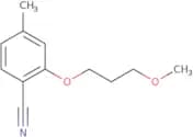 2-(3-Methoxypropoxy)-4-methylbenzonitrile