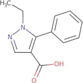 1-Ethyl-5-phenyl-1H-pyrazole-4-carboxylic acid