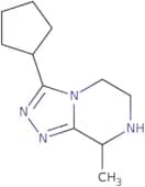 3-Cyclopentyl-8-methyl-5H,6H,7H,8H-[1,2,4]triazolo[4,3-a]pyrazine