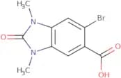6-Bromo-1,3-dimethyl-2-oxo-2,3-dihydro-1H-1,3-benzodiazole-5-carboxylic acid