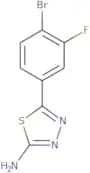5-(4-Bromo-3-fluorophenyl)-1,3,4-thiadiazol-2-amine