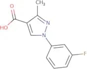 1-(3-Fluorophenyl)-3-methyl-1H-pyrazole-4-carboxylic acid