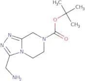 tert-Butyl 3-(aminomethyl)-5H,6H,7H,8H-[1,2,4]triazolo[4,3-a]pyrazine-7-carboxylate