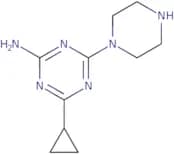 4-Cyclopropyl-6-(piperazin-1-yl)-1,3,5-triazin-2-amine