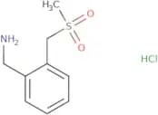[2-(Methanesulfonylmethyl)phenyl]methanamine hydrochloride